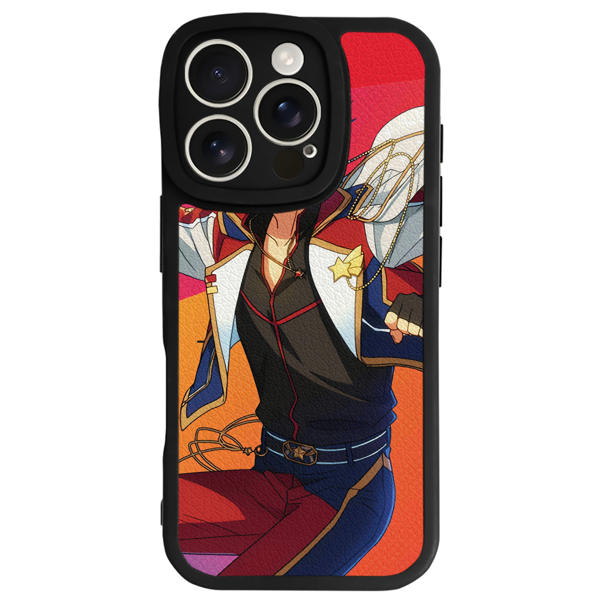 （画像用） あんさんぶるスターズ! Ensemble Stars 【iPhone 16シリーズ対応】シリコンスマホケース（レザー調） 材質：シリコン